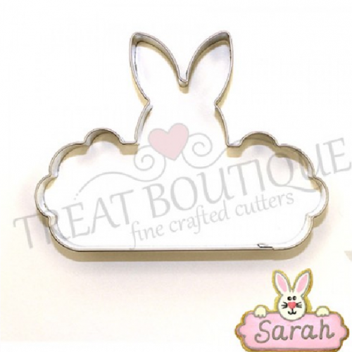 COOKIE CUTTER BUNNY PLAQUE 9X12CM COOKIE CUTTER BUNNY PLAQUE 9X12CM